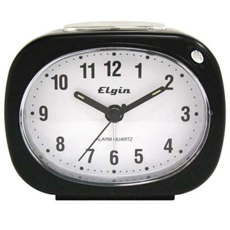 GENEVA Geneva 3647E Quartz Alarm Clock - Black 181583